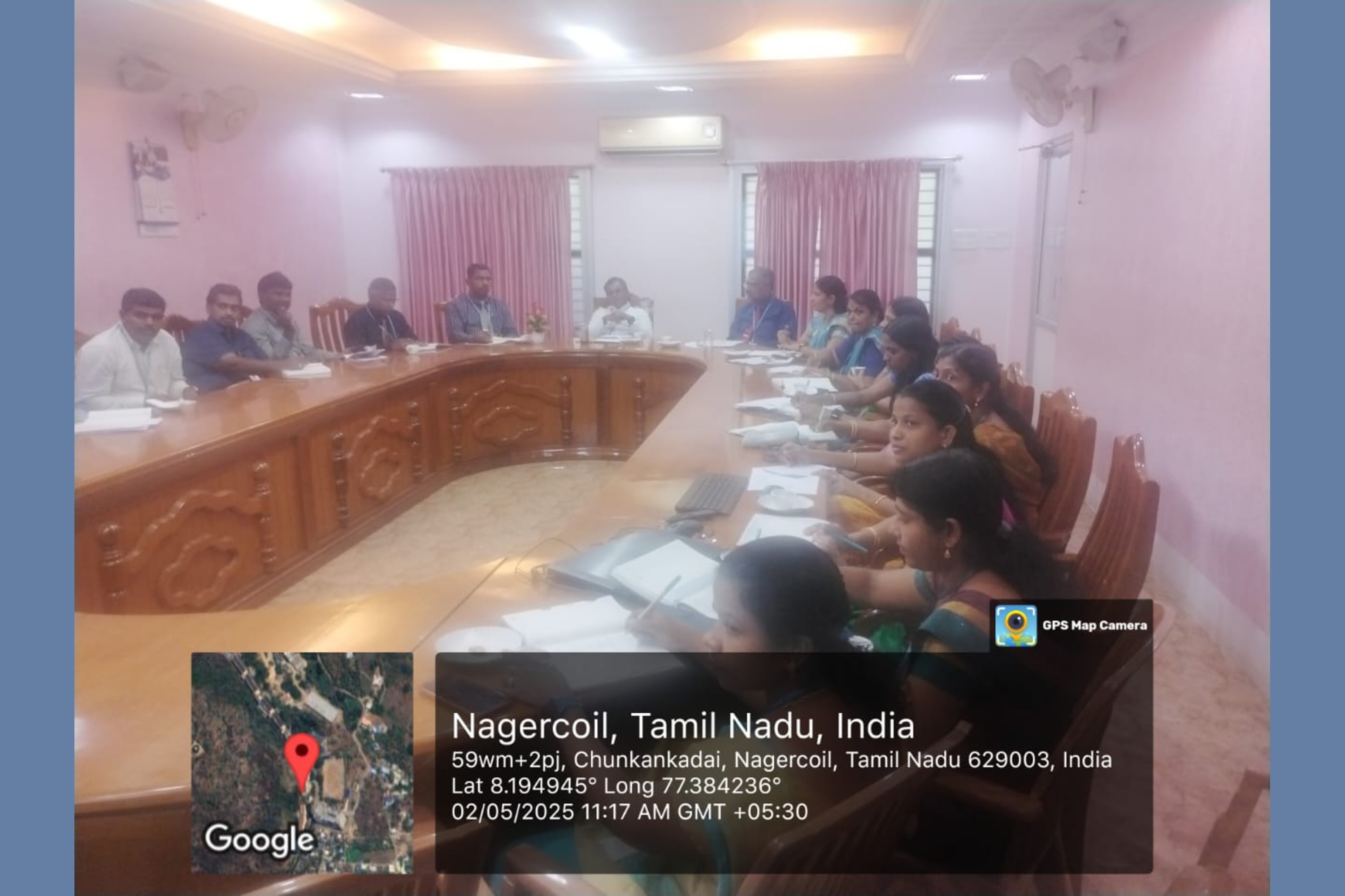 NBA Expert Team Visit Arrangement meeting on 02-05-2025